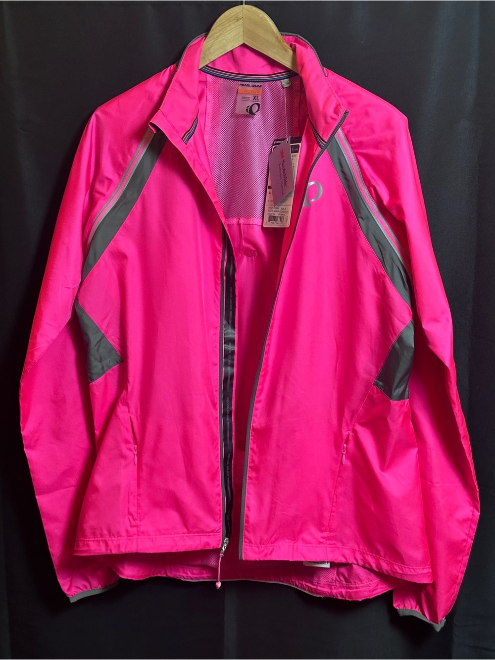 Pearl Izumi Elite Convertible Cycling Jacket Vest woman’s XL Neon Pink Wind - Picture 2 of 11